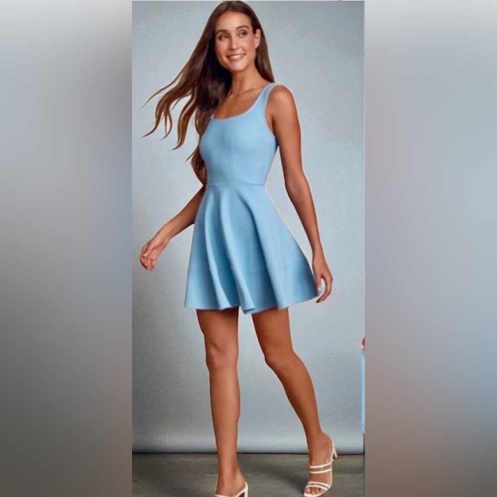 Lulu’s Home Before Daylight Periwinkle Mini Dress Size: S - Picture 11 of 11